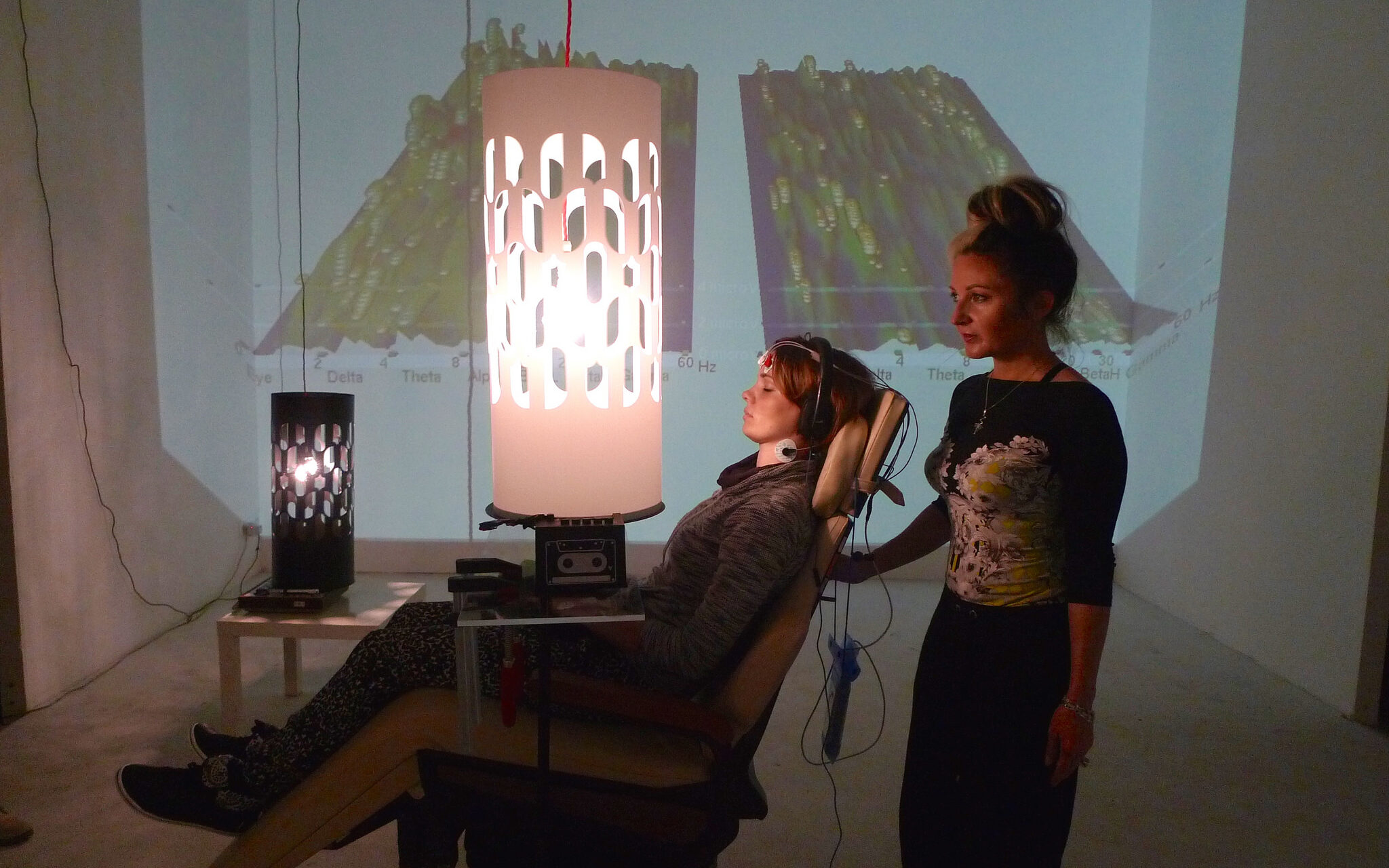 EEG Art Exploration: Beyond The Canvas. Luciana Haill, Dreamachine.